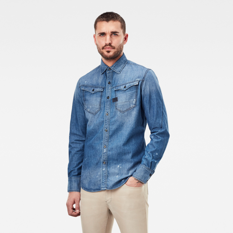 G-star arc 3D slim shirt ls