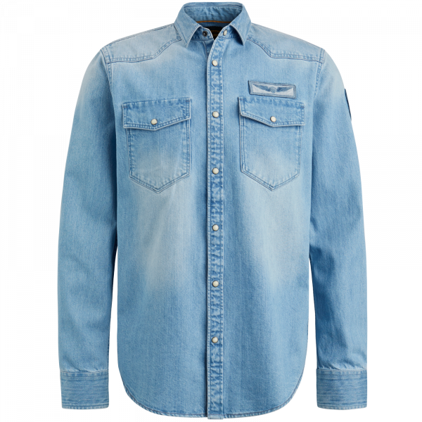 Pme Legend indigo denim shirt