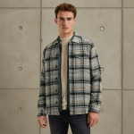 Cast Iron waffle check shirt