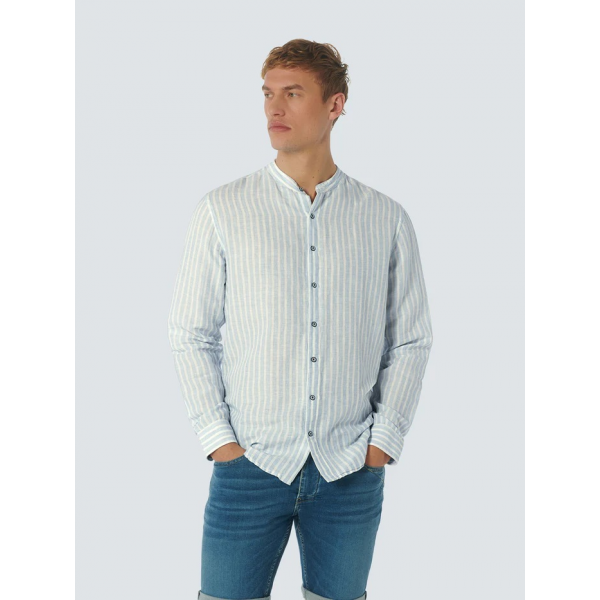 No Excess shirt grandad stripe