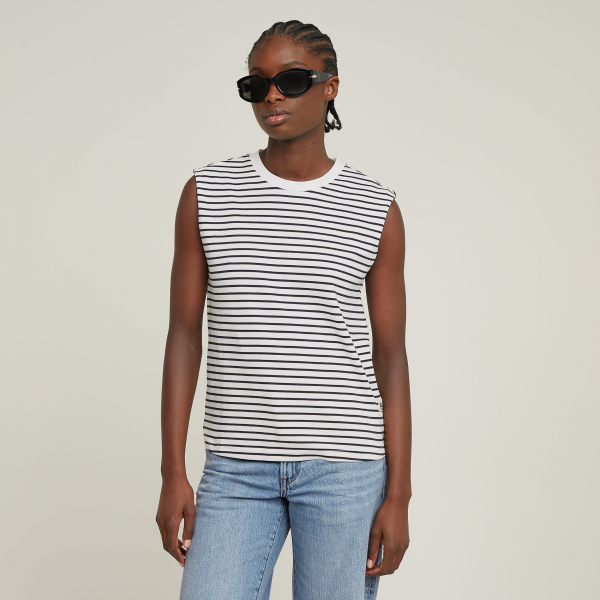 G-star stripe boxy r t s/s wmn
