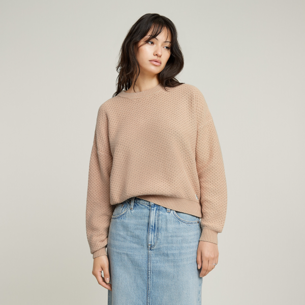 G-star overdyed structure knit
