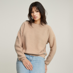 G-star overdyed structure knit