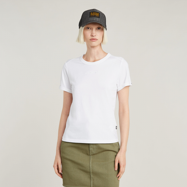 g-star embro script logo t-wmn