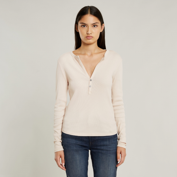 G-star deep v slim l/s wmn
