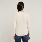 G-star deep v slim l/s wmn