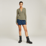 G-star deep v slim l/s wmn