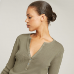 G-star deep v slim l/s wmn