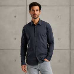 Cast Iron twill jersey shirt
