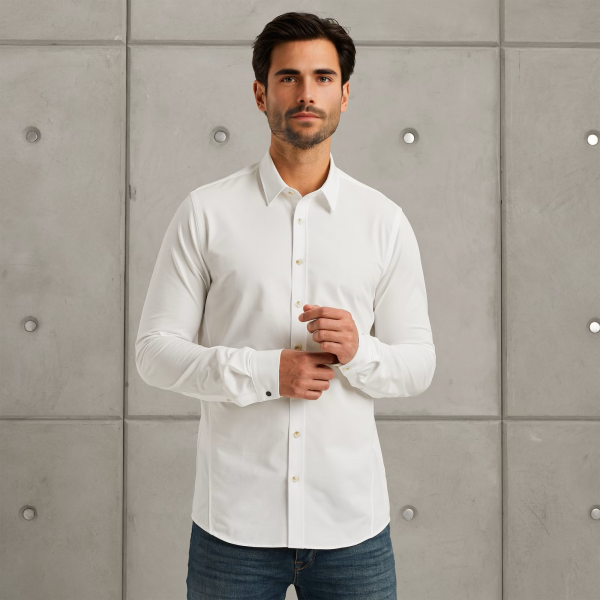 Cast Iron twill jersey shirt