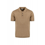 No Excess polo melange linen