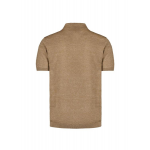 No Excess polo melange linen