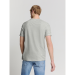 No Excess crewneck tee stripes