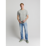 No Excess crewneck tee stripes