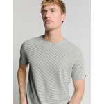 No Excess crewneck tee stripes
