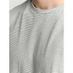 No Excess crewneck tee stripes
