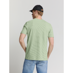 No Excess crewneck tee stripes