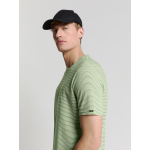 No Excess crewneck tee stripes
