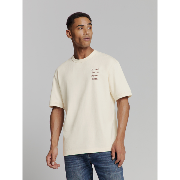 No Excess crewneck melange tee