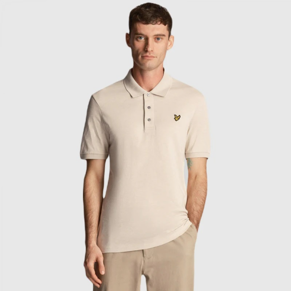 Lyle & Scott slub polo