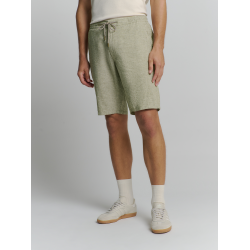 No Excess linen melange short