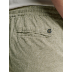 No Excess linen melange short