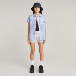 G-star button through shirt