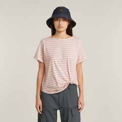 G-star striped knot r tee wmn