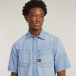G-star slanted pocket shirt ss