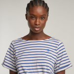G-star striped knot r tee wmn