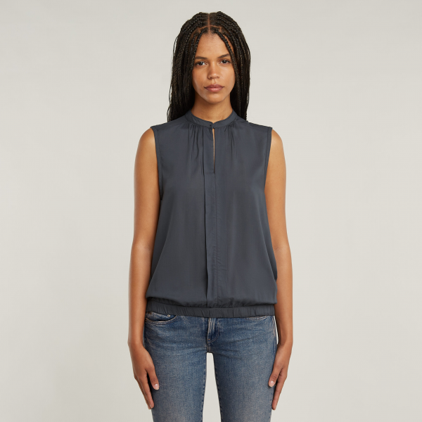 G-star stand up collar top s/l