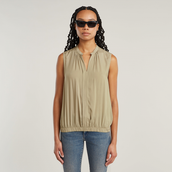 G-star stand up collar top s/l
