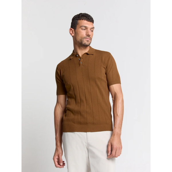 No Excess ss polo jacquard