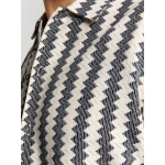 No Excess ss zig zag jac shirt