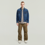 G-star panelled pkt reg shirt