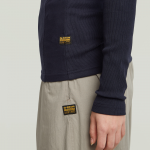 G-star A line slim rib tee l/s