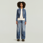 G-star A line slim rib tee l/s