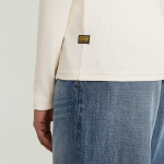 G-star A line slim rib tee l/s