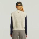 G-star cable full zip vest