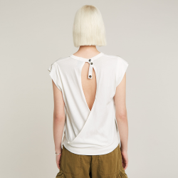 G-star open back loose top