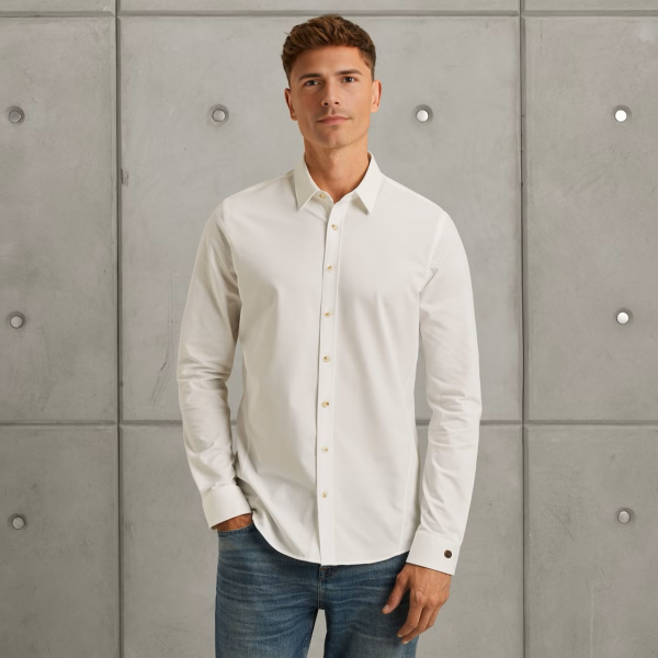 Cast Iron twill jersey shirt