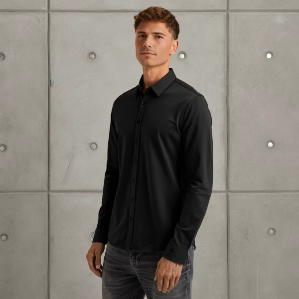 Cast Iron twill jersey shirt