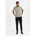 No Excess solid jacquard tee