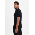No Excess solid jacquard tee