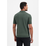 No Excess solid jacquard polo