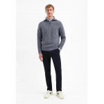 No Excess half zip woolblend