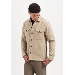 No Excess melange overshirt