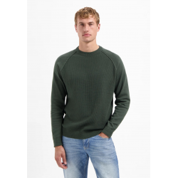 No Excess solid waffle knit