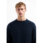 No Excess solid waffle knit