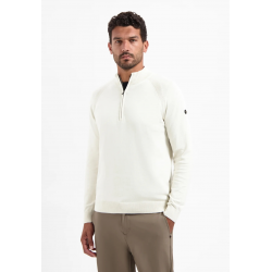No Excess half zip high collar